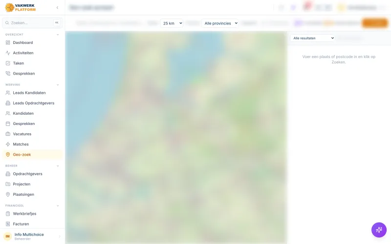 Búsqueda geográfica en el mapa
